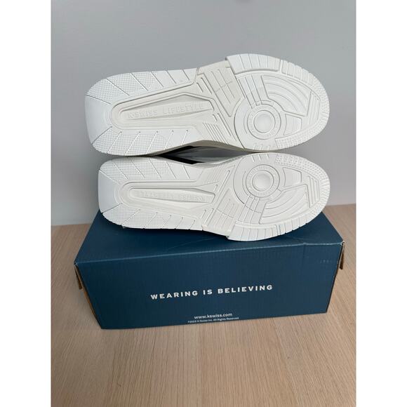 K-Swiss Techna Trainer Gray / White Sneaker - Size 7.5M - NEW - Picture 5 of 7